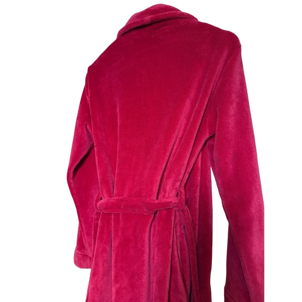 Valentines‎ Spa Gift set, Calvin Klein Red Plush Robe XS/SCandle,Mask,Bath Salts